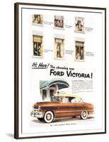 1951 - Stunning Ford Victoria-null-Framed Premium Giclee Print