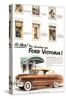 1951 - Stunning Ford Victoria-null-Stretched Canvas