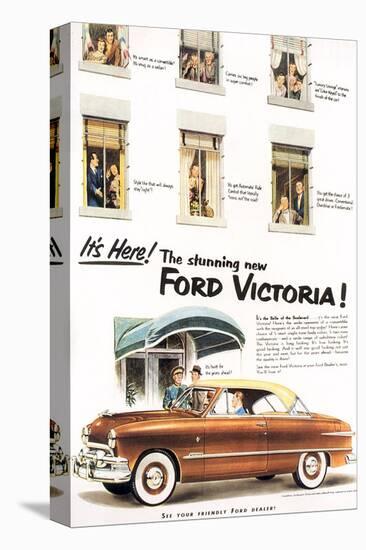 1951 - Stunning Ford Victoria-null-Stretched Canvas