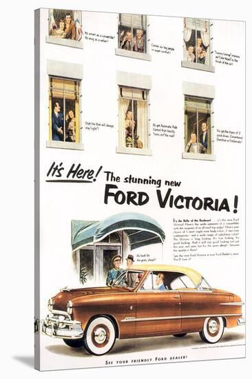 1951 - Stunning Ford Victoria-null-Stretched Canvas