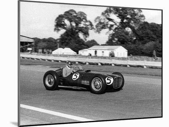 1952 BRM V16 driven by Froilan Gonzalez at B.A.R.C. International meeting Goodwood-null-Mounted Photographic Print