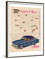1952 Ford- a Genius at Figures-null-Framed Premium Giclee Print