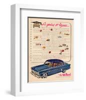 1952 Ford- a Genius at Figures-null-Framed Art Print