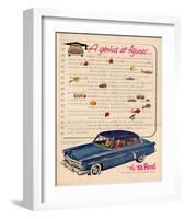1952 Ford- a Genius at Figures-null-Framed Art Print