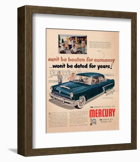 1952 Mercury - Can'T Be Beaten-null-Framed Art Print