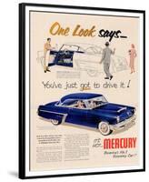 1952 Mercury - Got to Drive It-null-Framed Premium Giclee Print