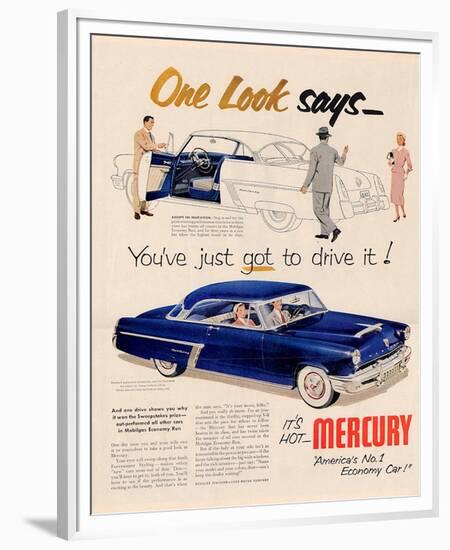 1952 Mercury - Got to Drive It-null-Framed Premium Giclee Print