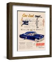 1952 Mercury - Got to Drive It-null-Framed Art Print