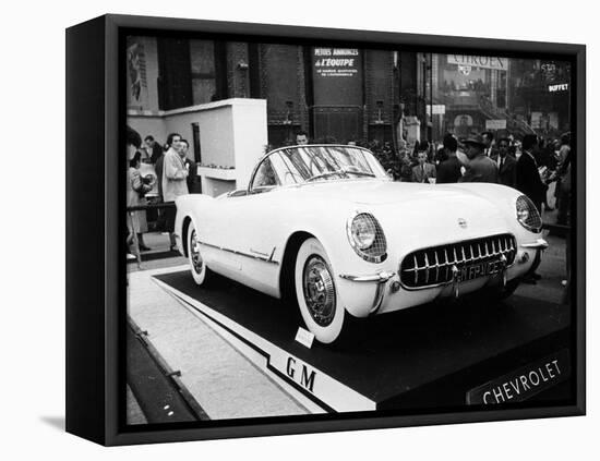 1953 Chevrolet Corvette, (C1953)-null-Framed Stretched Canvas