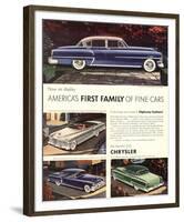 1953 Chrysler - First Family-null-Framed Art Print