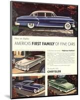 1953 Chrysler - First Family-null-Mounted Art Print
