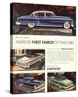 1953 Chrysler - First Family-null-Stretched Canvas