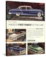 1953 Chrysler - First Family-null-Stretched Canvas