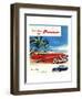 1953 GM Dual Streak Pontiac-null-Framed Art Print