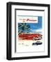 1953 GM Dual Streak Pontiac-null-Framed Art Print