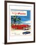 1953 GM Dual Streak Pontiac-null-Framed Art Print