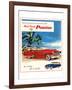 1953 GM Dual Streak Pontiac-null-Framed Art Print