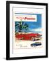 1953 GM Dual Streak Pontiac-null-Framed Art Print