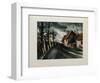 1953 - La Route De Longny-Maurice De Vlaminck-Framed Collectable Print