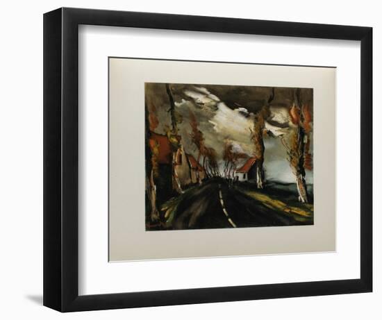 1953 - La Route De Mortagne-Maurice De Vlaminck-Framed Collectable Print