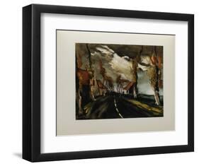 1953 - La Route De Mortagne-Maurice De Vlaminck-Framed Collectable Print