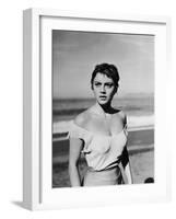 , 1953 --- Libyan actress Rossana Podesta in the, 1953 Mexican film "La Red" (Le Filet), by the Mex-null-Framed Photo