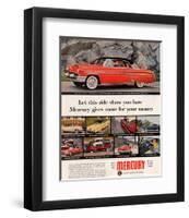 1953 Mercury-...For Your Money-null-Framed Art Print