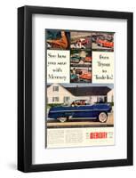 1953 Mercury-See How You Save-null-Framed Art Print