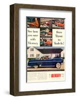 1953 Mercury-See How You Save-null-Framed Art Print