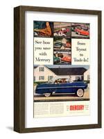 1953 Mercury-See How You Save-null-Framed Art Print