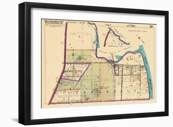 1953, Torresdale, Philadelphia, Pennsylvania, United States-null-Framed Giclee Print