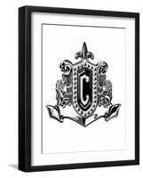 1954 Chrysler Badge-null-Framed Art Print