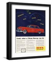 1954 GM Buick Special Skylark-null-Framed Art Print