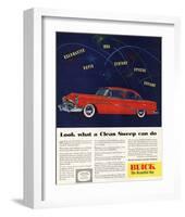 1954 GM Buick Special Skylark-null-Framed Art Print