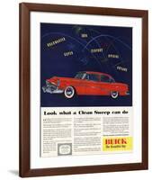 1954 GM Buick Special Skylark-null-Framed Art Print