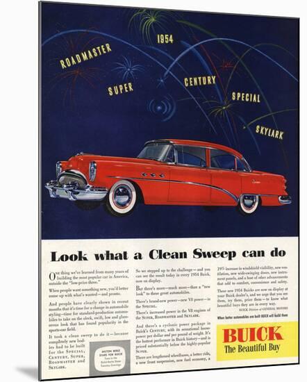 1954 GM Buick Special Skylark-null-Mounted Art Print