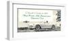 1954 GM Corvette Sports Car-null-Framed Art Print