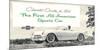1954 GM Corvette Sports Car-null-Mounted Art Print