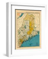 1954, Maine-null-Framed Giclee Print