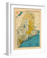 1954, Maine-null-Framed Premium Giclee Print