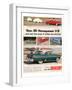 1954 Mercury 161-Horsepower V8-null-Framed Art Print