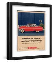 1954 Mercury - So Much Beauty-null-Framed Art Print