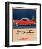 1954 Mercury - So Much Beauty-null-Framed Art Print