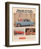 1954 Mercury - Where Else…-null-Framed Art Print