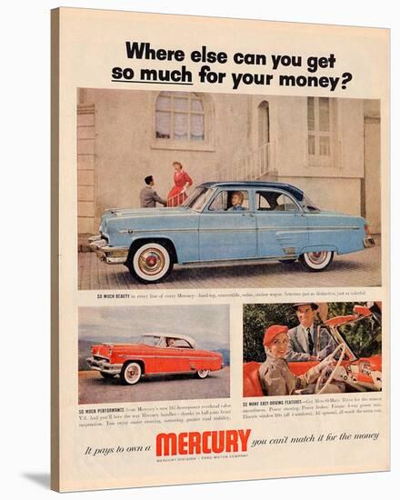 1954 Mercury - Where Else…-null-Stretched Canvas