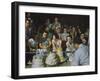 1955: a Man Demonstrates Cake Frosting Techniques at the Iowa State Fair, Des Moines, Iowa-John Dominis-Framed Photographic Print