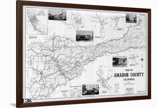 1955, Amador County 1955c, California, United States-null-Framed Giclee Print