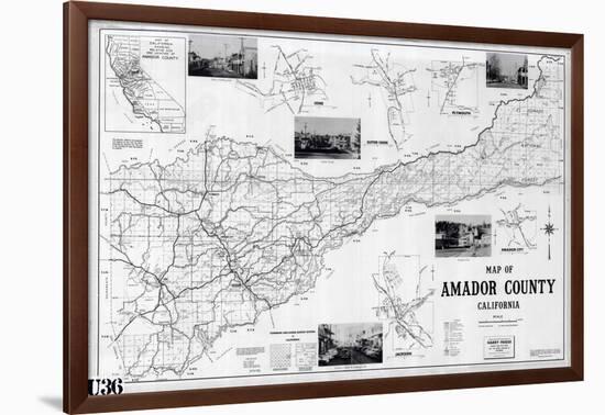 1955, Amador County 1955c, California, United States-null-Framed Giclee Print