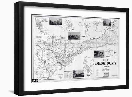 1955, Amador County 1955c, California, United States-null-Framed Premium Giclee Print