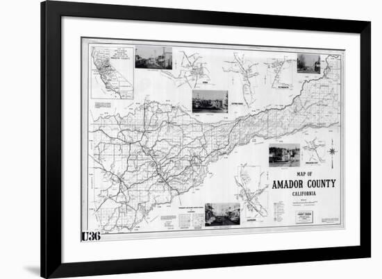 1955, Amador County 1955c, California, United States-null-Framed Premium Giclee Print